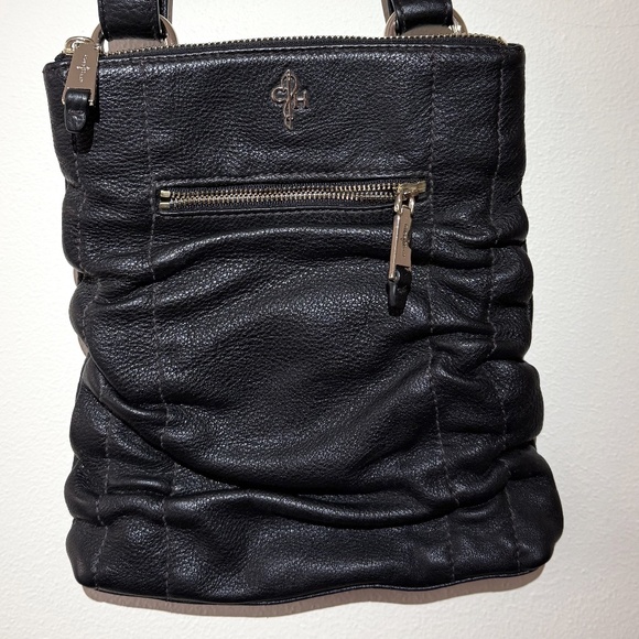 Cole Haan Black Leather Small Shoulder Bag - Picture 1 of 3